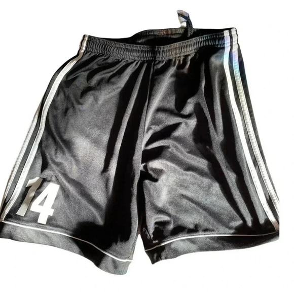 Adidas  climalite logo drawings unisex shorts Sz M - Picture 8 of 8